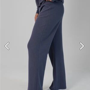 COMFRT Blue Waffle Knit Pants 2X